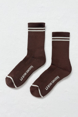 Boyfriend Socks (wholesale): Lt. Grey