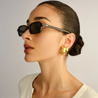 Le Specs Pilferer Sunglasses - Black Khaki Mono