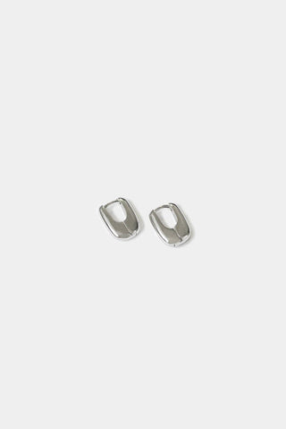 Lennox Hoops: Sterling Silver