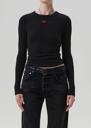 Citizens Of Humanity Bina Crewneck - Heather Charcoal