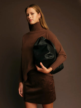 Deluc Peter Turtleneck Sweater in Chocolate