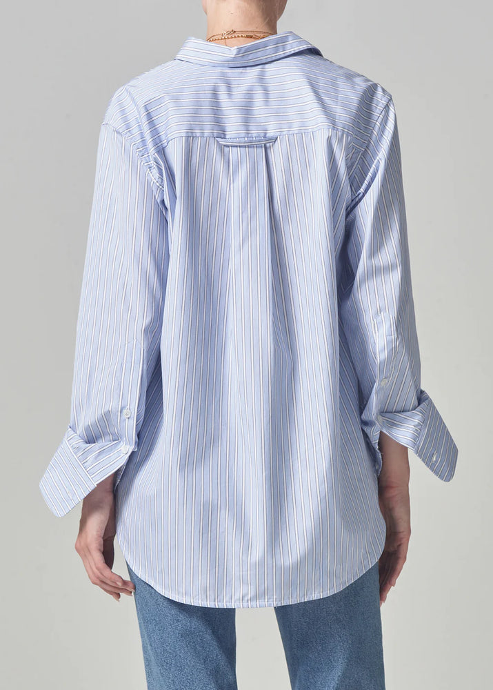 Citizens of Humanity Shay Shirt in Melissali Stripe