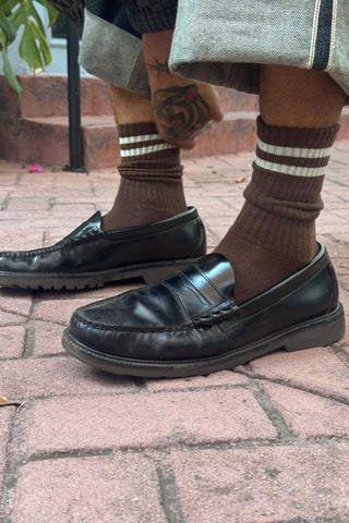 EXTENDED Boyfriend Socks (wholesale): Milk