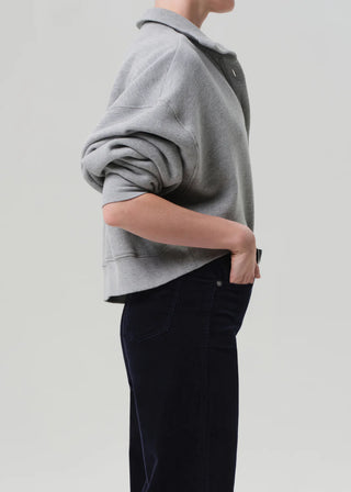 Citizens Of Humanity Mirelle Funnel Neck In Heather Grey