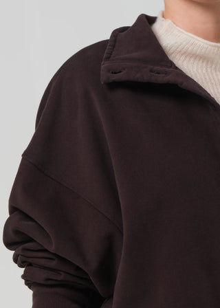 Citizens of Humanity Mirelle Funnel Neck - Chocolate