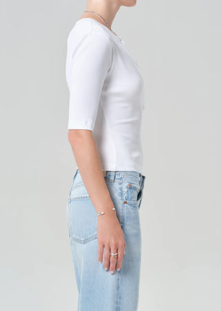 Citizens Of Humanity Nali SS Henley - White