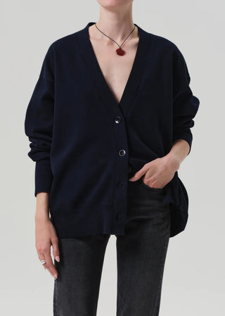 Citizens Of Humanity Fleece Cardigan - Navy