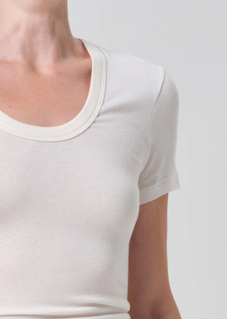 Citizens Of Humanity Maude U Neck Tee - Pashmina