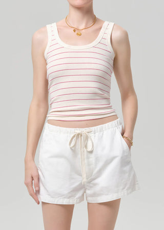 Citizens Of Humanity Faye Tank - Raspberry Stripe