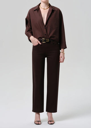 Citizens Of Humanity Petit Ami Shirt - Brun