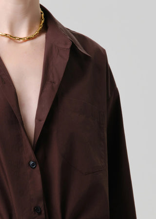 Citizens Of Humanity Petit Ami Shirt - Brun