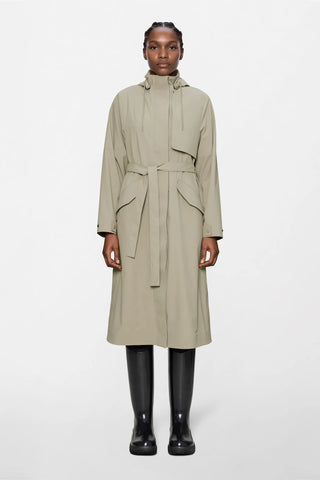 Rains Suva Hardshell W Coat W3 - Beige