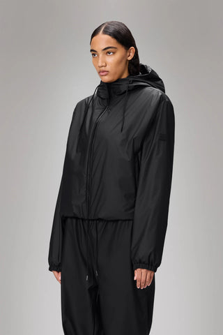 Rains Lohja Short Insulated Jacket in Black