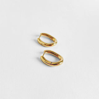 Kara Yoo Ruth Hoops - Gold Plated Brass