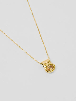 Wolf Circus Cora Necklace in Citrine and Gold