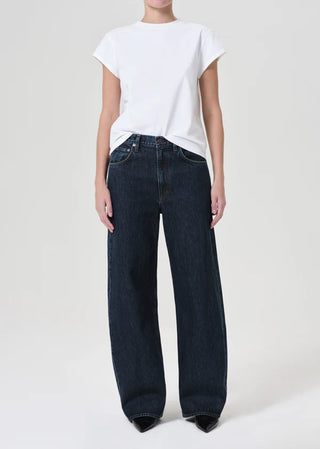 Agolde Low Curve Jean Crop In Pendulum