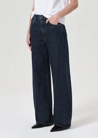 Agolde Low Curve Jean Crop In Pendulum