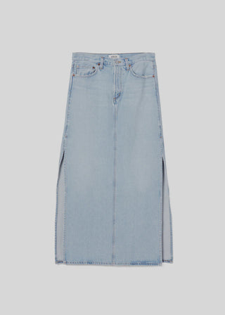 Agolde Astrid Slice Denim Skirt