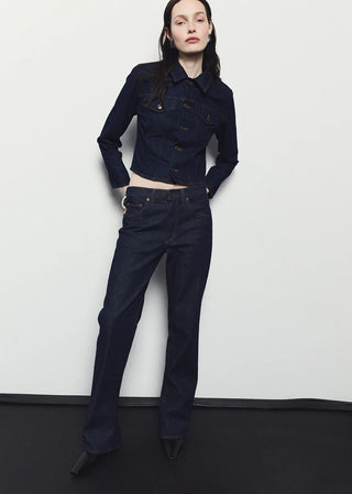 Agolde Contoured Jacket in Rinse