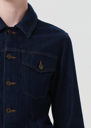 Agolde Contoured Jacket in Rinse