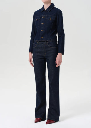 Agolde Contoured Jacket in Rinse