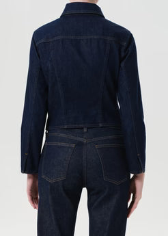 Agolde Contoured Jacket in Rinse