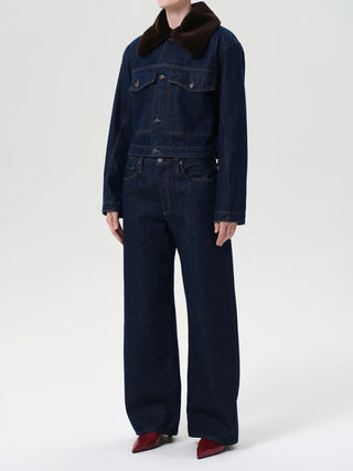 Agolde Walker Jacket In Rinse