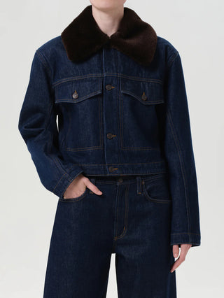 Agolde Walker Jacket In Rinse