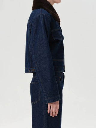 Agolde Walker Jacket In Rinse