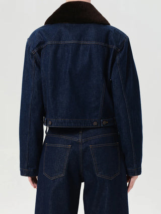 Agolde Walker Jacket In Rinse