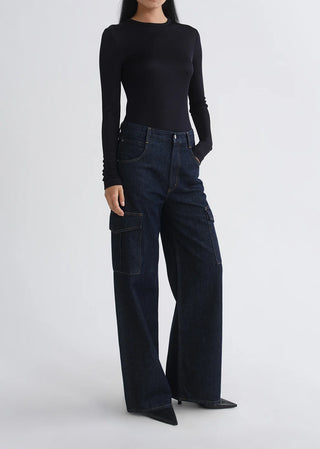 Agolde Delphi Slim Tee in Obscura