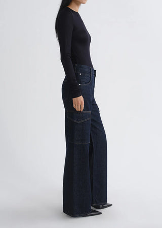 Agolde Delphi Slim Tee in Obscura