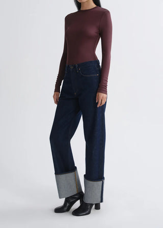 Agolde Delphi Slim Tee - Corinth