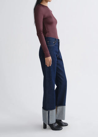 Agolde Delphi Slim Tee - Corinth