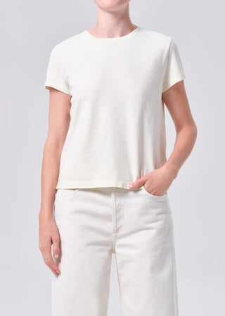 Agolde Long Line Adine Tee - Blonde