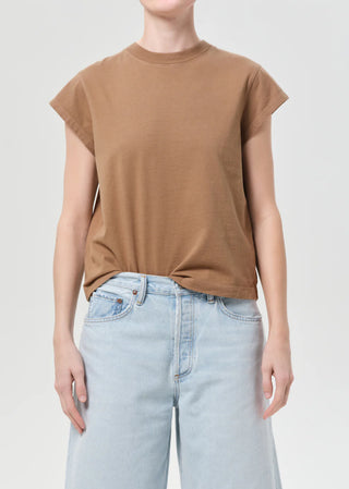 Agolde Long Line Bryce Tee - Hamoa