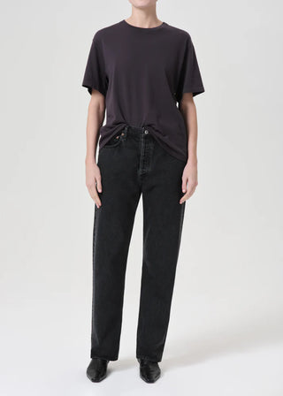 Agolde Fran Jean in Black Tea