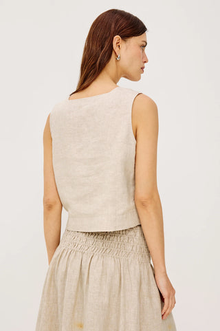 Rails Akira Top - Heathered Flax