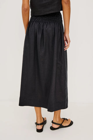 Rails Alessa Skirt - Black Linen