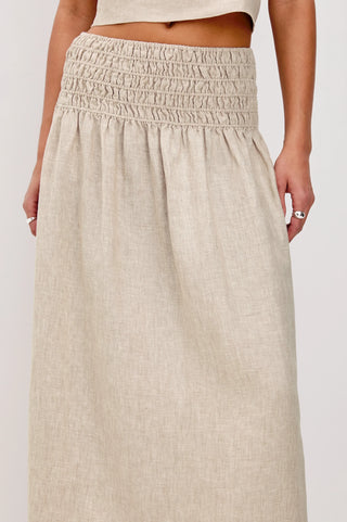 Rails Alessa Skirt - Heathered Flax
