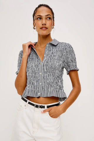Rails Alton Top - Black Gingham
