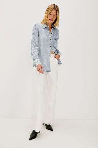 Rails Atticus Shirt  - Bleached Indigo