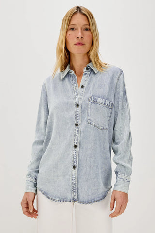 Rails Atticus Shirt  - Bleached Indigo