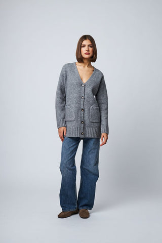 Line the Label Constance Cardigan in Rainfall