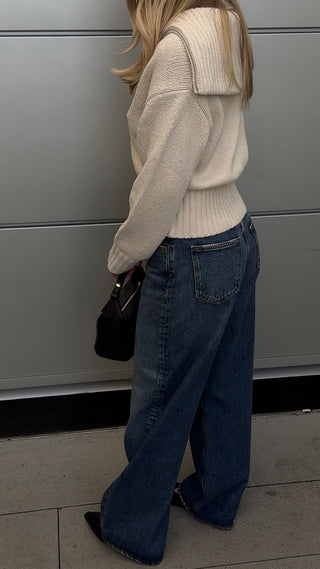 Samsoe Sajasmin Zip - Bone White