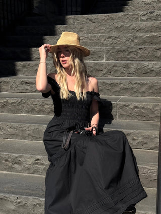 Faithfull Valentina Maxi Dress - Fiore Lace Black