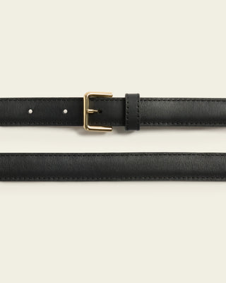 Flattered Barbara Belt in Black Leather