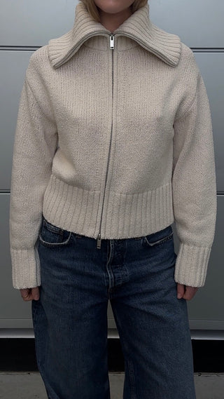 Samsoe Sajasmin Zip - Bone White