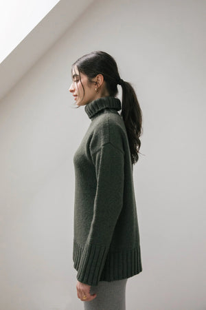 Carolyn Ferreira Jordan Funnel Pullover Sweater