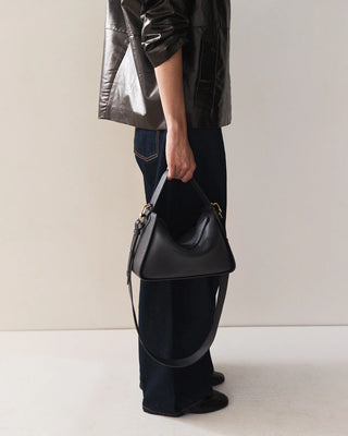 The Horse Clementine Bag in Navy & Gold